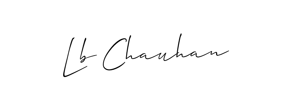 if you are searching for the best signature style for your name Lb Chauhan. so please give up your signature search. here we have designed multiple signature styles  using Allison_Script. Lb Chauhan signature style 2 images and pictures png