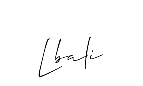 Make a beautiful signature design for name Lbali. Use this online signature maker to create a handwritten signature for free. Lbali signature style 2 images and pictures png