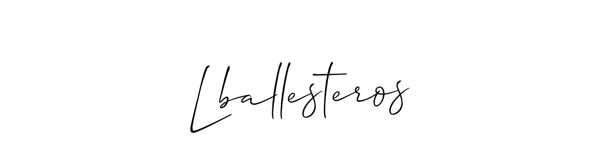 You can use this online signature creator to create a handwritten signature for the name Lballesteros. This is the best online autograph maker. Lballesteros signature style 2 images and pictures png