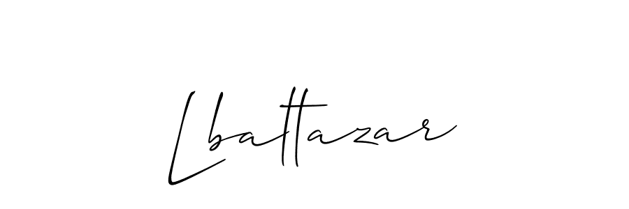 How to Draw Lbaltazar signature style? Allison_Script is a latest design signature styles for name Lbaltazar. Lbaltazar signature style 2 images and pictures png