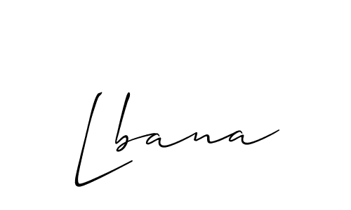 How to Draw Lbana signature style? Allison_Script is a latest design signature styles for name Lbana. Lbana signature style 2 images and pictures png
