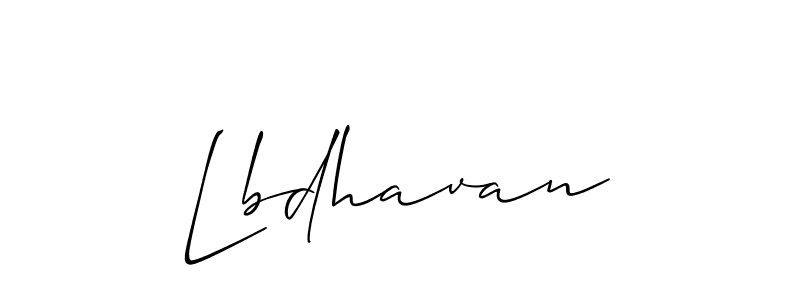 if you are searching for the best signature style for your name Lbdhavan. so please give up your signature search. here we have designed multiple signature styles  using Allison_Script. Lbdhavan signature style 2 images and pictures png