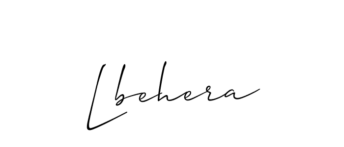 Make a beautiful signature design for name Lbehera. Use this online signature maker to create a handwritten signature for free. Lbehera signature style 2 images and pictures png
