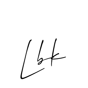 Once you've used our free online signature maker to create your best signature Allison_Script style, it's time to enjoy all of the benefits that Lbk name signing documents. Lbk signature style 2 images and pictures png