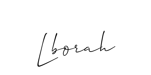 Make a beautiful signature design for name Lborah. Use this online signature maker to create a handwritten signature for free. Lborah signature style 2 images and pictures png