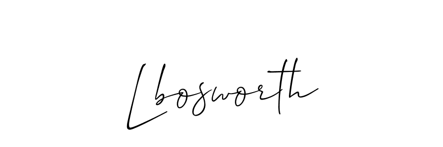 Also You can easily find your signature by using the search form. We will create Lbosworth name handwritten signature images for you free of cost using Allison_Script sign style. Lbosworth signature style 2 images and pictures png