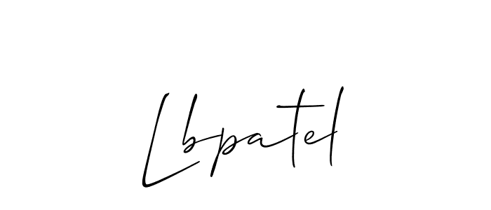 Once you've used our free online signature maker to create your best signature Allison_Script style, it's time to enjoy all of the benefits that Lbpatel name signing documents. Lbpatel signature style 2 images and pictures png