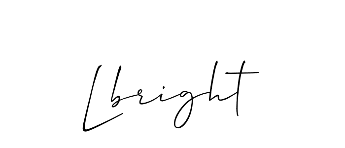 Lbright stylish signature style. Best Handwritten Sign (Allison_Script) for my name. Handwritten Signature Collection Ideas for my name Lbright. Lbright signature style 2 images and pictures png