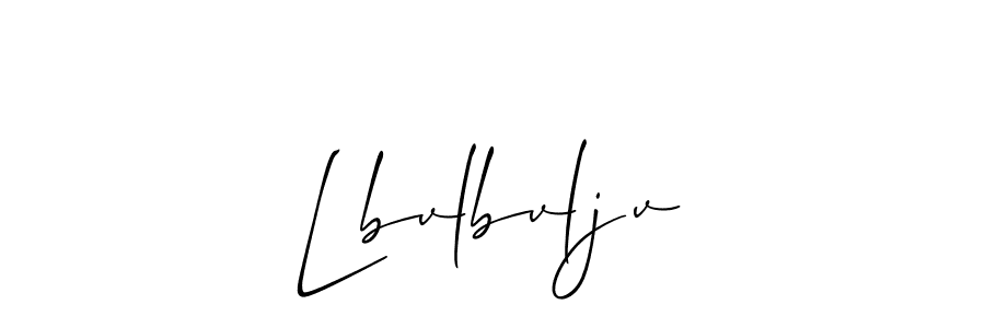 Make a beautiful signature design for name Lbvlbvljv. With this signature (Allison_Script) style, you can create a handwritten signature for free. Lbvlbvljv signature style 2 images and pictures png