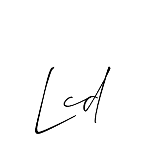 The best way (Allison_Script) to make a short signature is to pick only two or three words in your name. The name Lcd include a total of six letters. For converting this name. Lcd signature style 2 images and pictures png