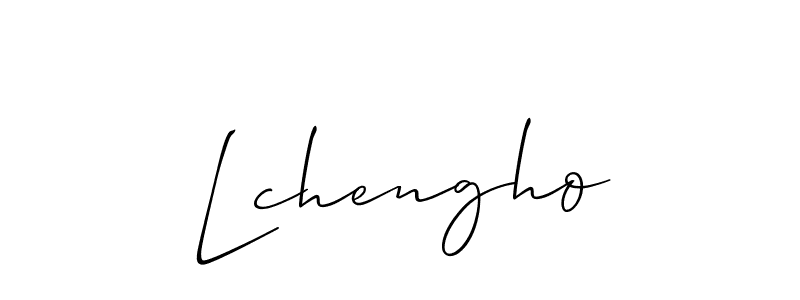Once you've used our free online signature maker to create your best signature Allison_Script style, it's time to enjoy all of the benefits that Lchengho name signing documents. Lchengho signature style 2 images and pictures png