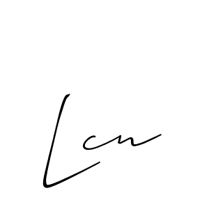 Also You can easily find your signature by using the search form. We will create Lcn name handwritten signature images for you free of cost using Allison_Script sign style. Lcn signature style 2 images and pictures png