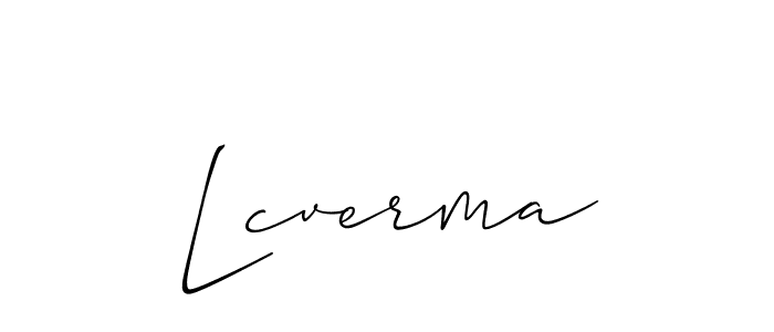 Once you've used our free online signature maker to create your best signature Allison_Script style, it's time to enjoy all of the benefits that Lcverma name signing documents. Lcverma signature style 2 images and pictures png