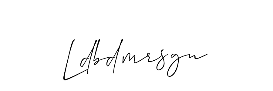 It looks lik you need a new signature style for name Ldbdmrsgn. Design unique handwritten (Allison_Script) signature with our free signature maker in just a few clicks. Ldbdmrsgn signature style 2 images and pictures png