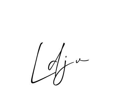 Once you've used our free online signature maker to create your best signature Allison_Script style, it's time to enjoy all of the benefits that Ldjv name signing documents. Ldjv signature style 2 images and pictures png