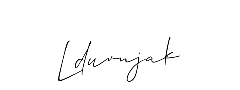 Lduvnjak stylish signature style. Best Handwritten Sign (Allison_Script) for my name. Handwritten Signature Collection Ideas for my name Lduvnjak. Lduvnjak signature style 2 images and pictures png