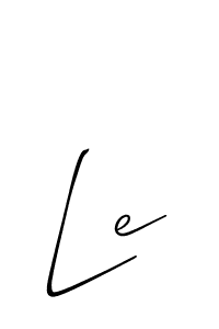 Also You can easily find your signature by using the search form. We will create Le name handwritten signature images for you free of cost using Allison_Script sign style. Le signature style 2 images and pictures png