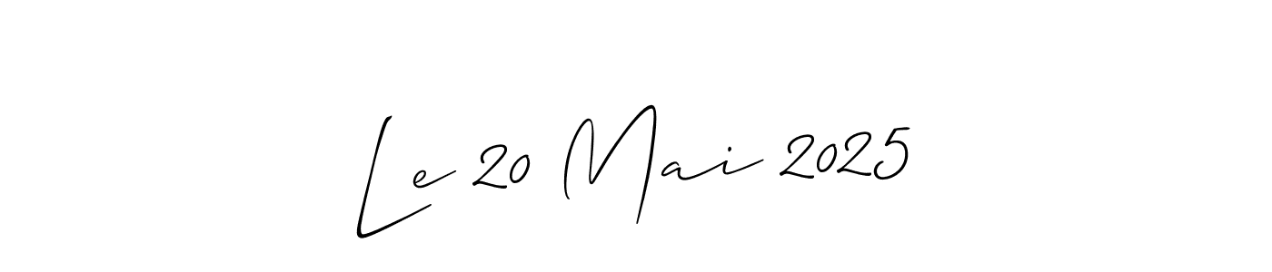 Make a beautiful signature design for name Le 20 Mai 2025. Use this online signature maker to create a handwritten signature for free. Le 20 Mai 2025 signature style 2 images and pictures png