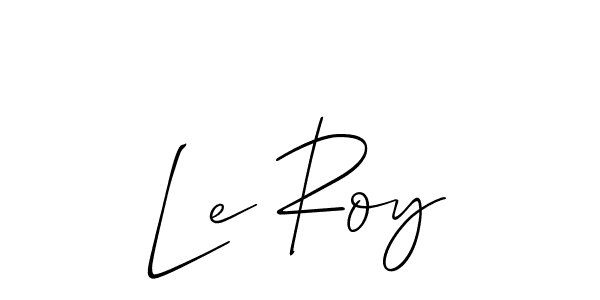 Make a beautiful signature design for name Le Roy. With this signature (Allison_Script) style, you can create a handwritten signature for free. Le Roy signature style 2 images and pictures png