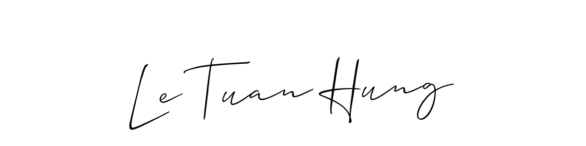Once you've used our free online signature maker to create your best signature Allison_Script style, it's time to enjoy all of the benefits that Le Tuan Hung name signing documents. Le Tuan Hung signature style 2 images and pictures png