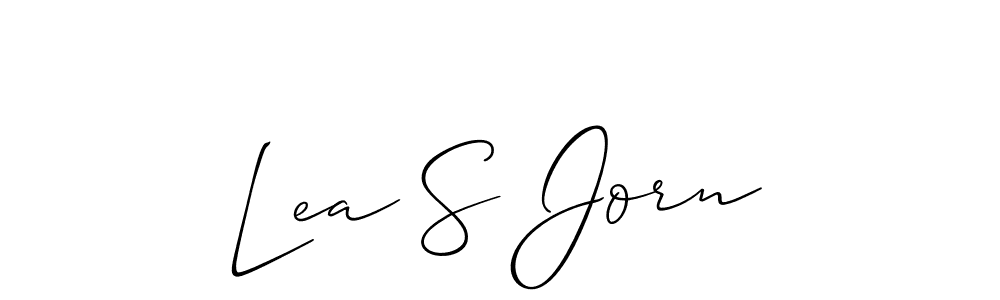 Check out images of Autograph of Lea S Jorn name. Actor Lea S Jorn Signature Style. Allison_Script is a professional sign style online. Lea S Jorn signature style 2 images and pictures png