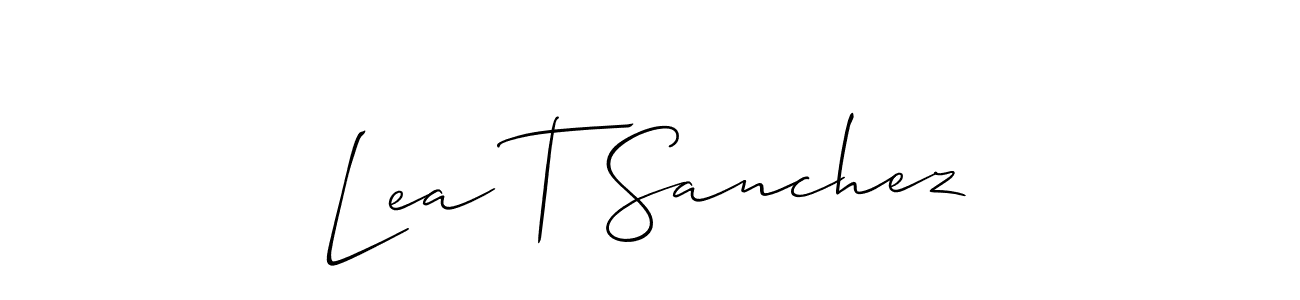 Once you've used our free online signature maker to create your best signature Allison_Script style, it's time to enjoy all of the benefits that Lea T Sanchez name signing documents. Lea T Sanchez signature style 2 images and pictures png