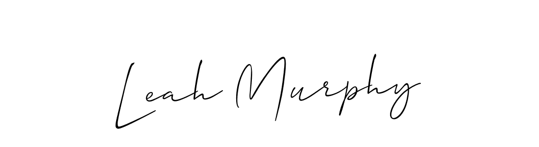 Make a short Leah Murphy signature style. Manage your documents anywhere anytime using Allison_Script. Create and add eSignatures, submit forms, share and send files easily. Leah Murphy signature style 2 images and pictures png