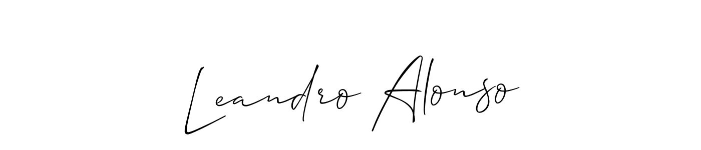 if you are searching for the best signature style for your name Leandro Alonso. so please give up your signature search. here we have designed multiple signature styles  using Allison_Script. Leandro Alonso signature style 2 images and pictures png