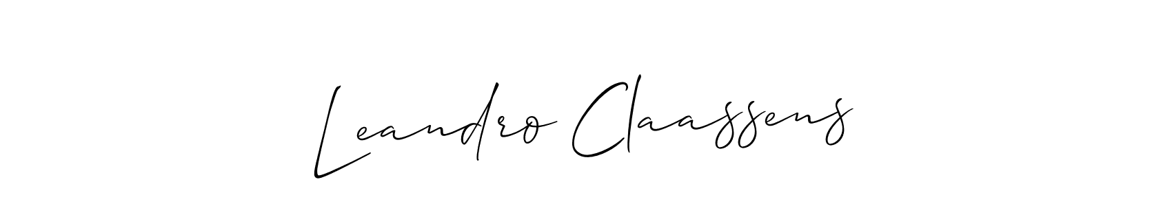 You can use this online signature creator to create a handwritten signature for the name Leandro Claassens. This is the best online autograph maker. Leandro Claassens signature style 2 images and pictures png