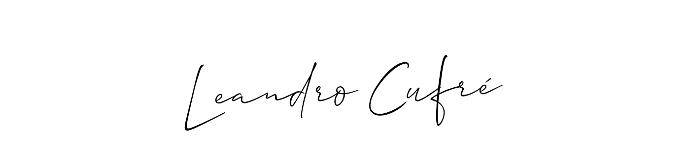 Check out images of Autograph of Leandro Cufré name. Actor Leandro Cufré Signature Style. Allison_Script is a professional sign style online. Leandro Cufré signature style 2 images and pictures png