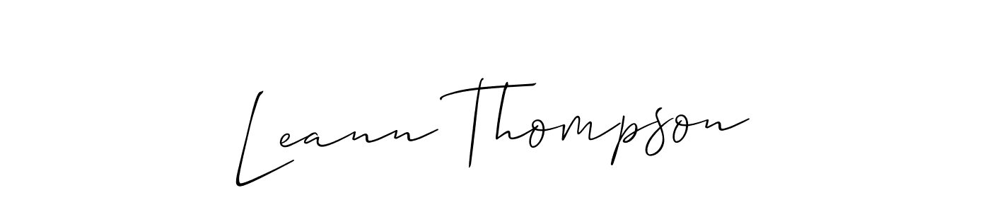 Once you've used our free online signature maker to create your best signature Allison_Script style, it's time to enjoy all of the benefits that Leann Thompson name signing documents. Leann Thompson signature style 2 images and pictures png