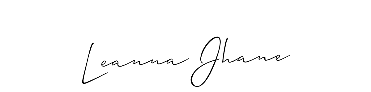 How to Draw Leanna Jhane signature style? Allison_Script is a latest design signature styles for name Leanna Jhane. Leanna Jhane signature style 2 images and pictures png