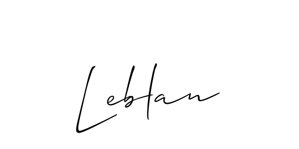 if you are searching for the best signature style for your name Leblan. so please give up your signature search. here we have designed multiple signature styles  using Allison_Script. Leblan signature style 2 images and pictures png