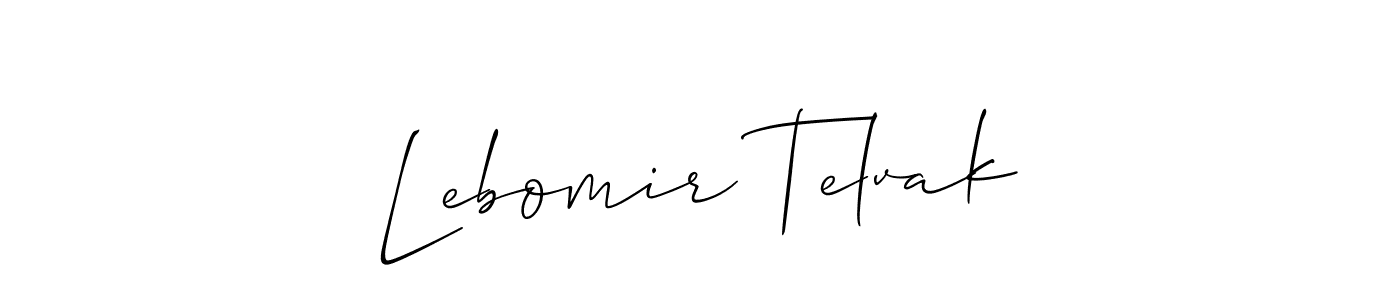 Once you've used our free online signature maker to create your best signature Allison_Script style, it's time to enjoy all of the benefits that Lebomir Telvak name signing documents. Lebomir Telvak signature style 2 images and pictures png