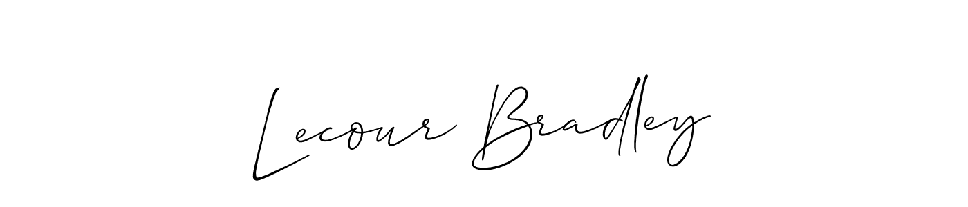 Make a beautiful signature design for name Lecour Bradley. Use this online signature maker to create a handwritten signature for free. Lecour Bradley signature style 2 images and pictures png