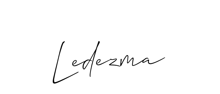 Also You can easily find your signature by using the search form. We will create Ledezma name handwritten signature images for you free of cost using Allison_Script sign style. Ledezma signature style 2 images and pictures png