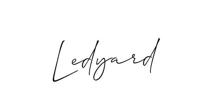 You can use this online signature creator to create a handwritten signature for the name Ledyard. This is the best online autograph maker. Ledyard signature style 2 images and pictures png