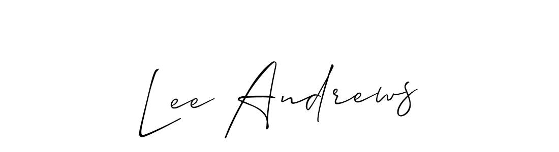 This is the best signature style for the Lee Andrews name. Also you like these signature font (Allison_Script). Mix name signature. Lee Andrews signature style 2 images and pictures png