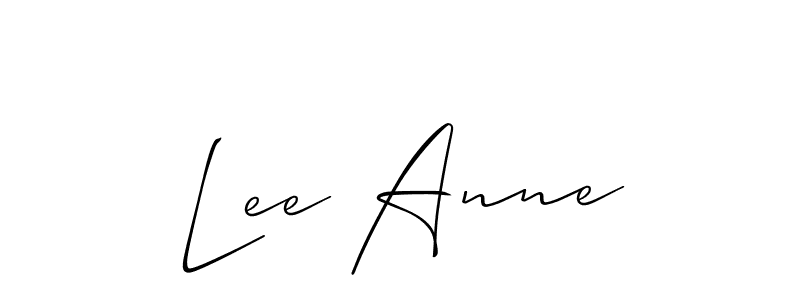 Also You can easily find your signature by using the search form. We will create Lee Anne name handwritten signature images for you free of cost using Allison_Script sign style. Lee Anne signature style 2 images and pictures png