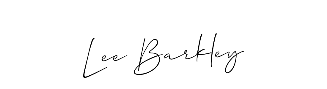 How to Draw Lee Barkley signature style? Allison_Script is a latest design signature styles for name Lee Barkley. Lee Barkley signature style 2 images and pictures png