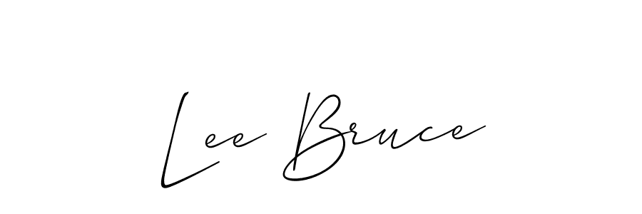 The best way (Allison_Script) to make a short signature is to pick only two or three words in your name. The name Lee Bruce include a total of six letters. For converting this name. Lee Bruce signature style 2 images and pictures png