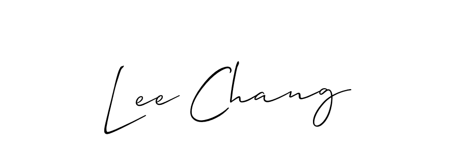 Make a beautiful signature design for name Lee Chang. Use this online signature maker to create a handwritten signature for free. Lee Chang signature style 2 images and pictures png