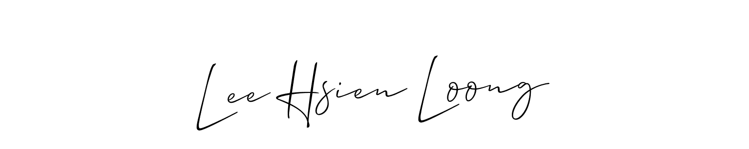 Also we have Lee Hsien Loong name is the best signature style. Create professional handwritten signature collection using Allison_Script autograph style. Lee Hsien Loong signature style 2 images and pictures png