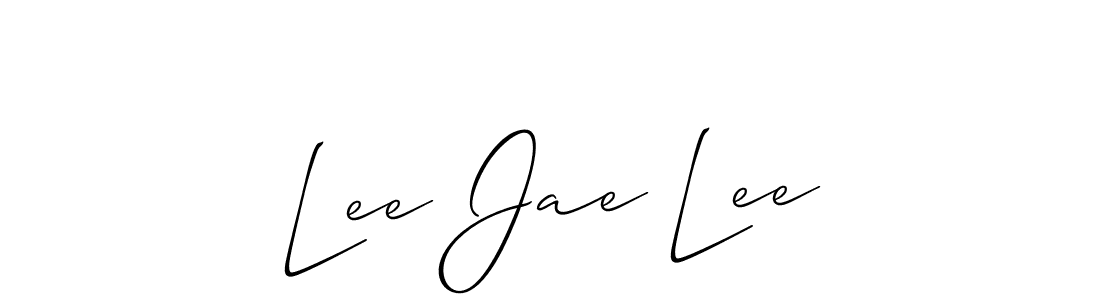 Make a beautiful signature design for name Lee Jae Lee. With this signature (Allison_Script) style, you can create a handwritten signature for free. Lee Jae Lee signature style 2 images and pictures png