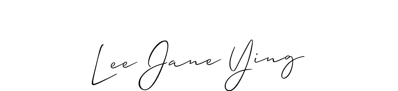 Similarly Allison_Script is the best handwritten signature design. Signature creator online .You can use it as an online autograph creator for name Lee Jane Ying. Lee Jane Ying signature style 2 images and pictures png