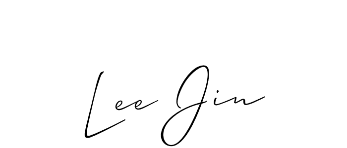 It looks lik you need a new signature style for name Lee Jin. Design unique handwritten (Allison_Script) signature with our free signature maker in just a few clicks. Lee Jin signature style 2 images and pictures png