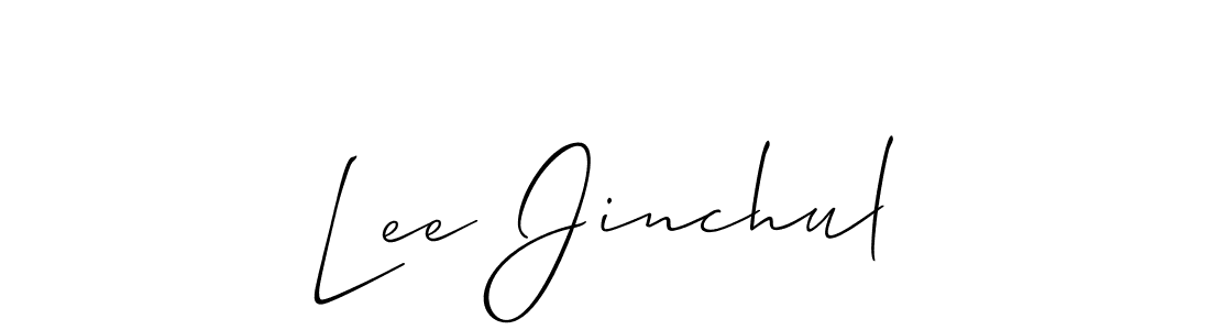 Make a beautiful signature design for name Lee Jinchul. Use this online signature maker to create a handwritten signature for free. Lee Jinchul signature style 2 images and pictures png