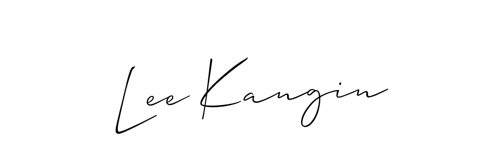 Make a beautiful signature design for name Lee Kangin. Use this online signature maker to create a handwritten signature for free. Lee Kangin signature style 2 images and pictures png