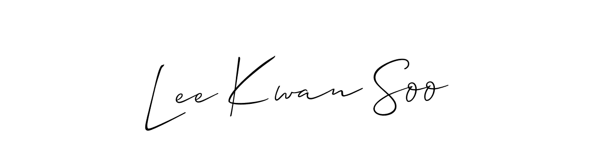 Also You can easily find your signature by using the search form. We will create Lee Kwan Soo name handwritten signature images for you free of cost using Allison_Script sign style. Lee Kwan Soo signature style 2 images and pictures png