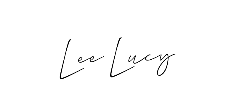 Similarly Allison_Script is the best handwritten signature design. Signature creator online .You can use it as an online autograph creator for name Lee Lucy. Lee Lucy signature style 2 images and pictures png